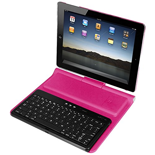Hype HY1025BTPNK/HY-1025-BT-PNK/HY-1025-BT-PNK Bluetooth Workstation for iPad - Pink Hype iPad Bluetooth Workstation & Protective Case - Keyboard